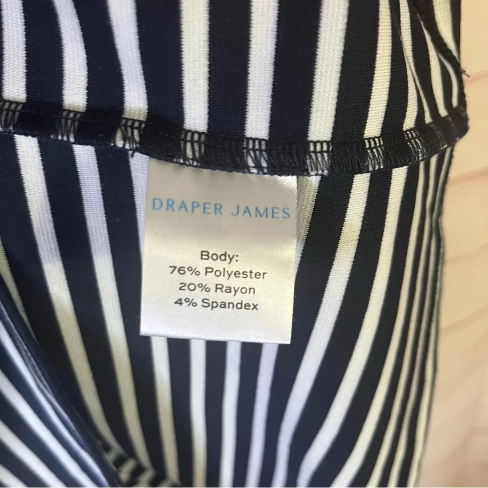 Draper James Striped Navy Blue Dress Size‎ XL